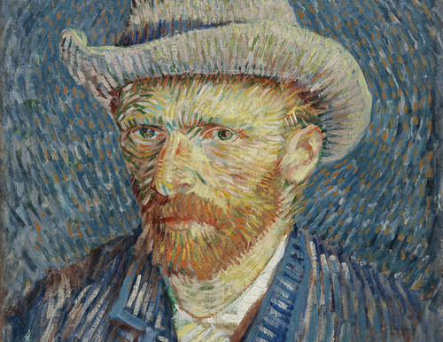 Vincent van Gogh, Zelfportret met grijze vilthoed Vincent van Gogh, Zelfportret met grijze vilthoed