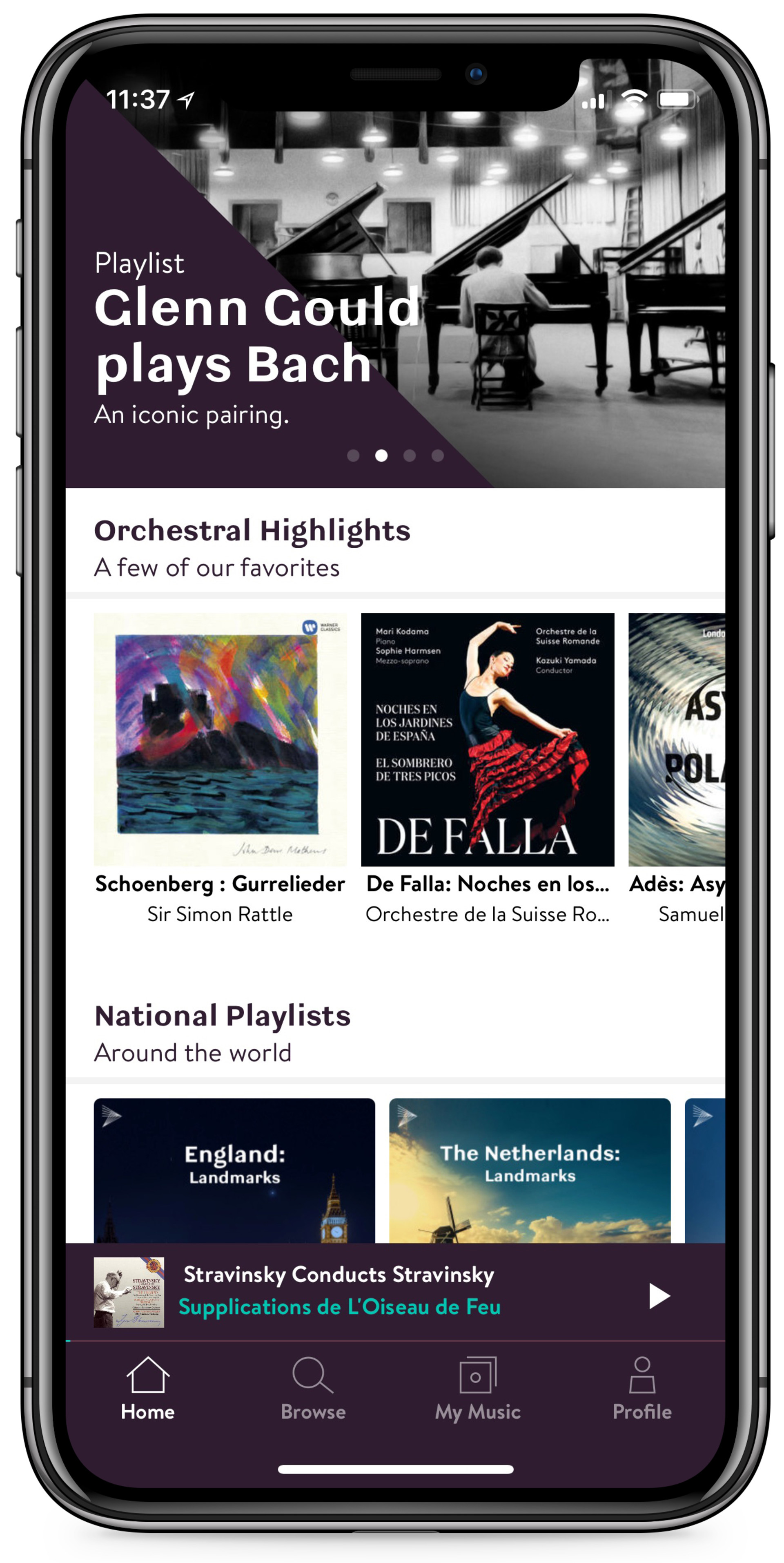 Primephonic iPhone app Primephonic iPhone app