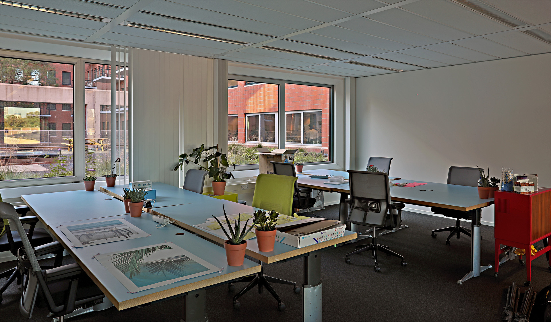Tweede etage van Q42 Den Haag, de zgn. Hub Tweede etage van Q42 Den Haag, de zgn. Hub